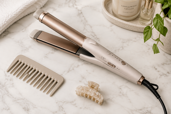 How to Use a 2-in-1 Hair Curler & Straightener: Step-by-Step Guide