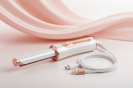 Ondulador de Cabelo Portátil com Carregamento USB: Beleza Sem Fios