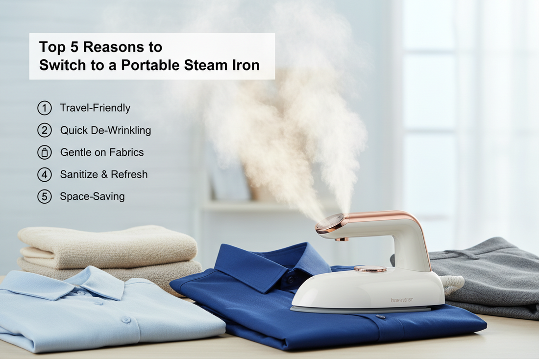 Top 5 Reasons to Switch to a Portable Steam Iron