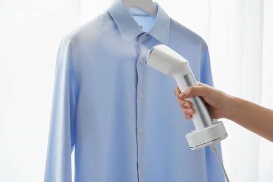 Vaporizador de Roupa Dobrável: Compacto, Leve e Sempre Pronto a Usar
